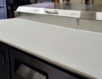 New Pizza Prep Station, Griddle, and Fryers