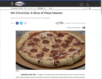 Anika's Pizza Featured on WMUR